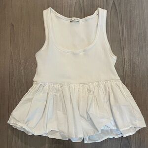 Zara White Tank Top